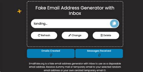 Fake Mail Generator is mostly the same as temp-mail and it is also a temporary mailbox that creates fake emails. . Fake email generator with inbox